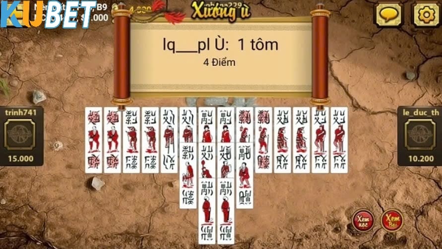 Nguyên tắc của trò chơi Bài Chắn Kubet77